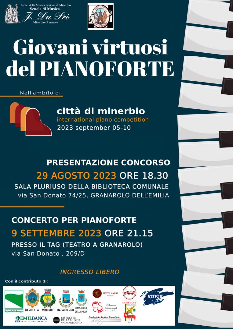 Presentazione del concorso pianistico internazionale "Città di Minerbio" a Granarolo